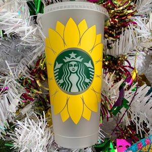 Sunflower Starbucks Cup